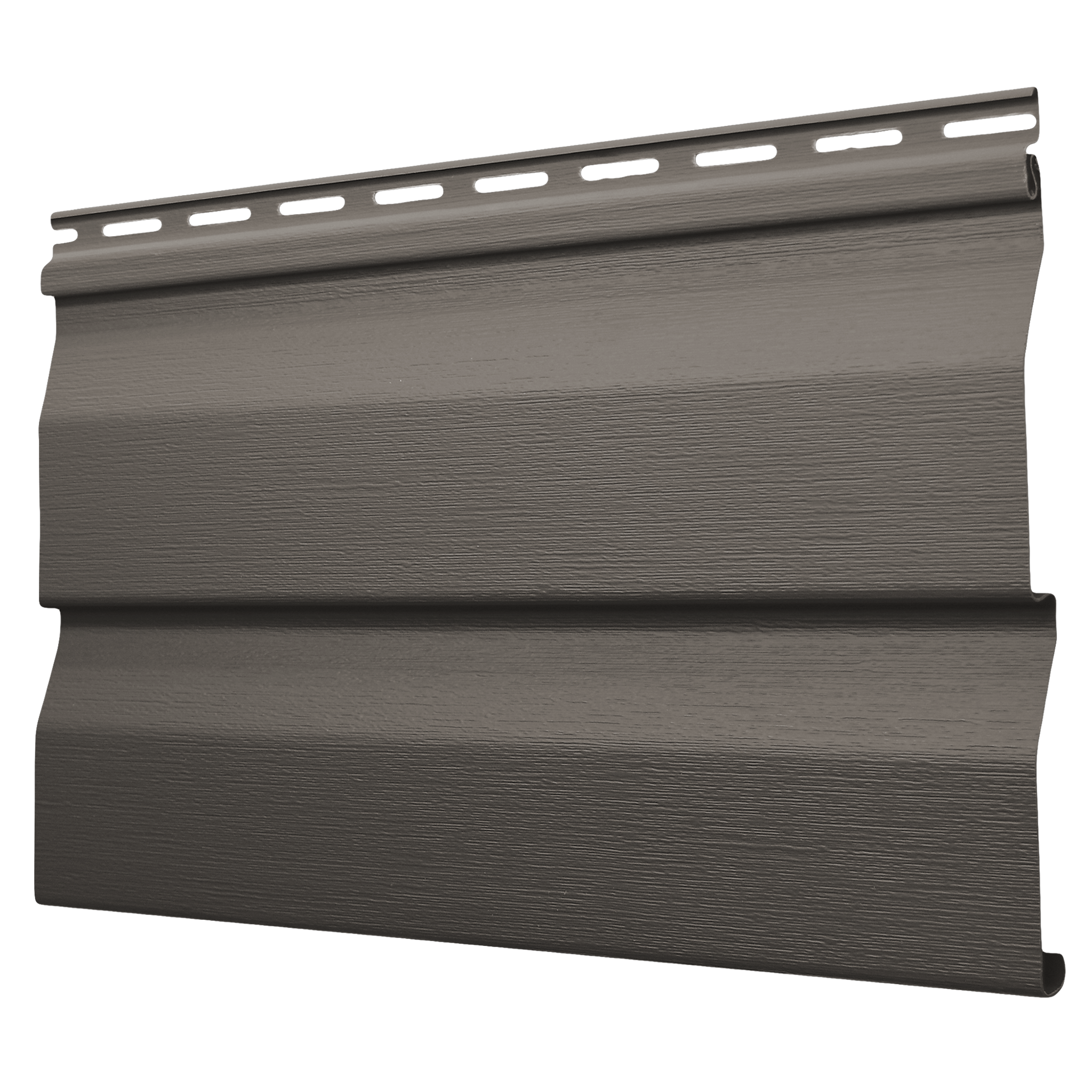 4-1/2" Double Dutchlap Vinyl Siding, Rockaway Grey