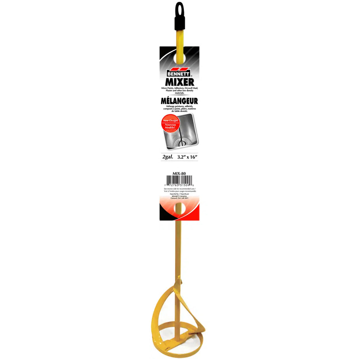 3-1/4" X17" PAINT MIXER