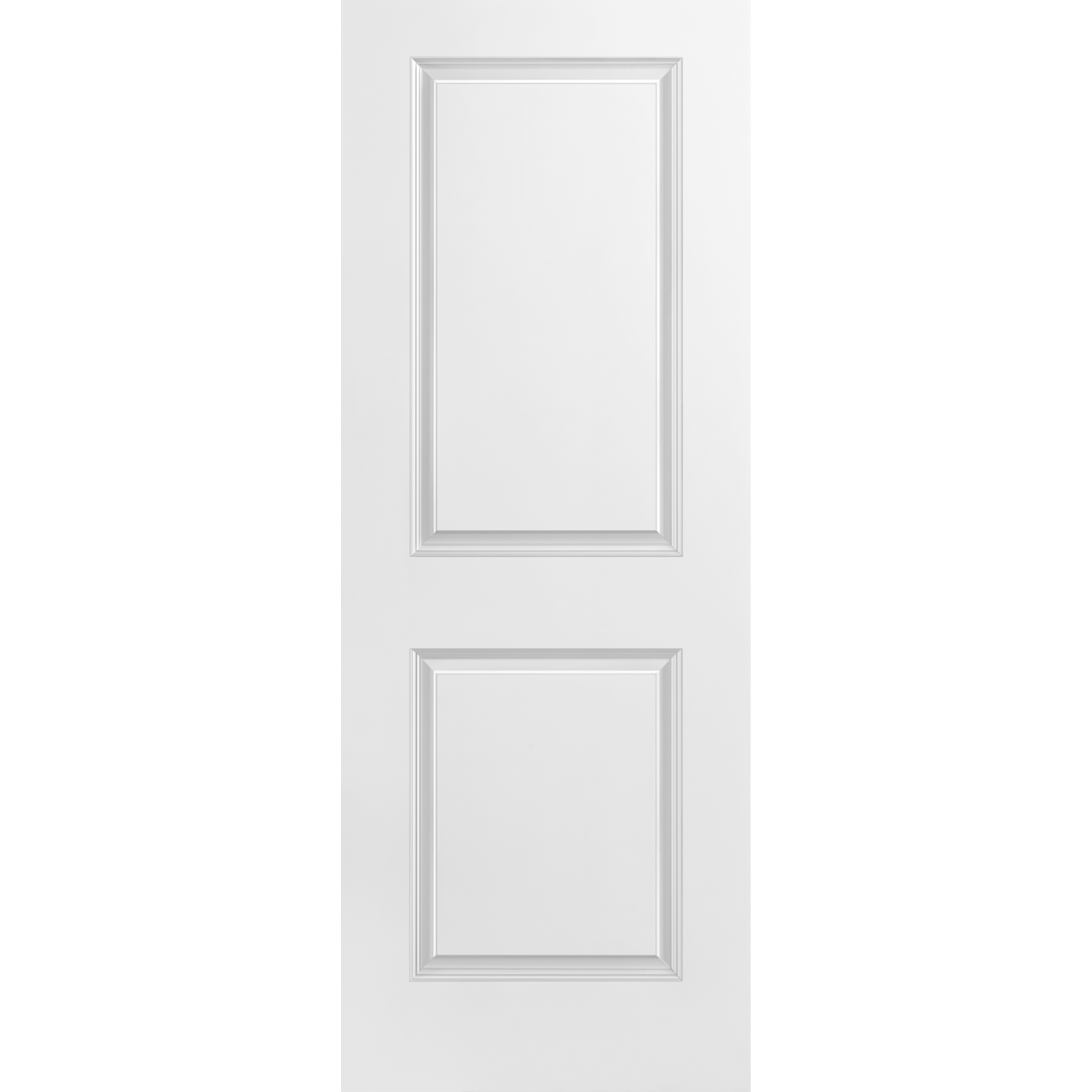 12x80 2 Panel Square Smooth Moulded Panel Door Hollow Core