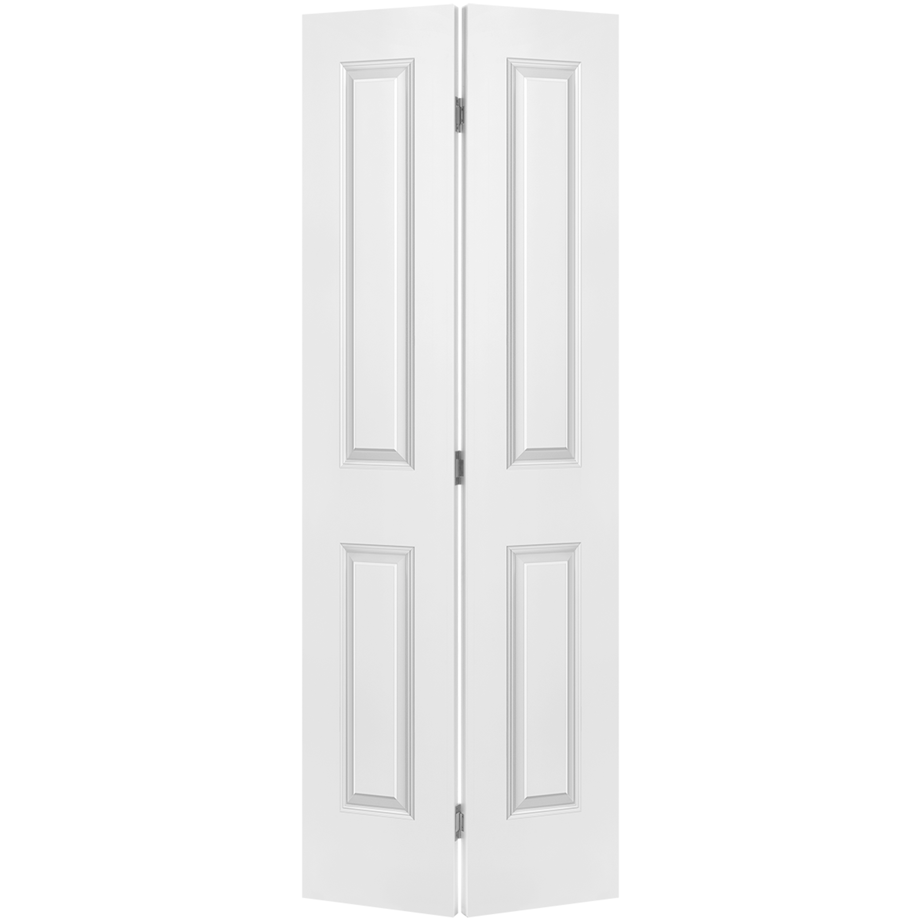28"x80" 2-Panel Square Smooth Moulded Panel Bifold Door