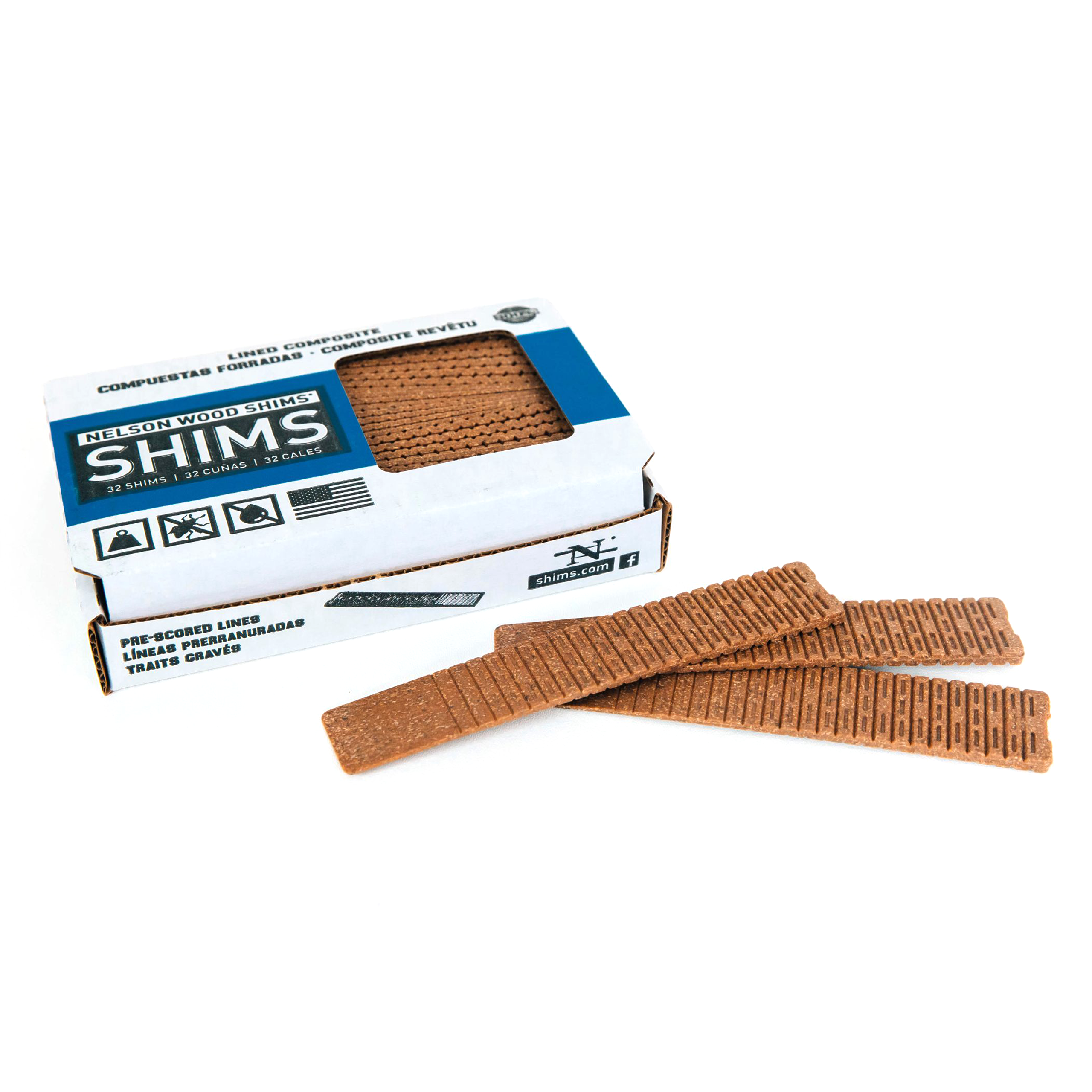 8" Composite Shims (32/Pack)