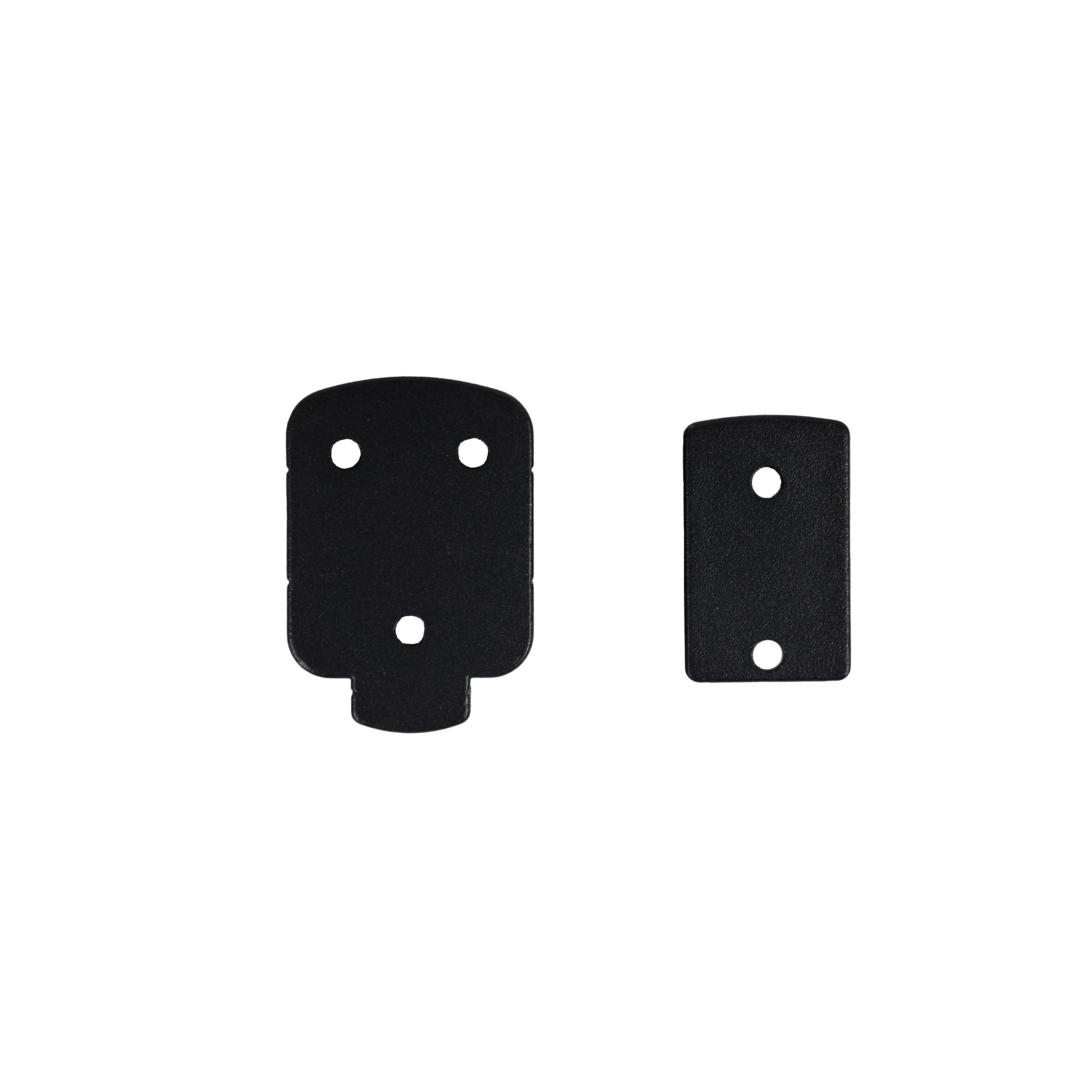 Top & Bottom Post Bracket, Textured Black
