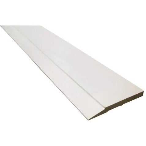 9/16" X 5.1/2" x 16' Primed Finger Jointed Pine Baseboard