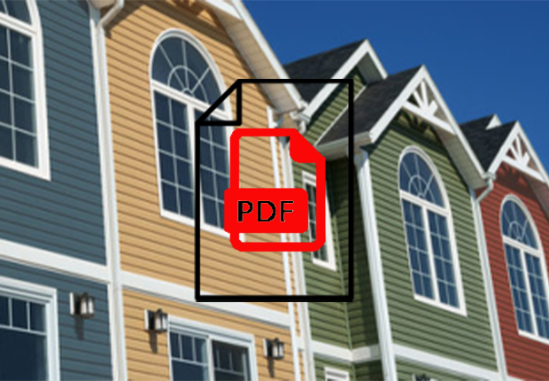 PDF Download Icons for Build It Better Siding Information Sheets