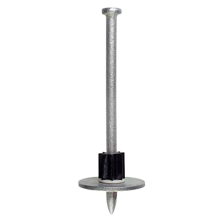 .157"x2-1/2" PDPAWL Powder-Actuated Pin w/ 1" Washer (100/BX)