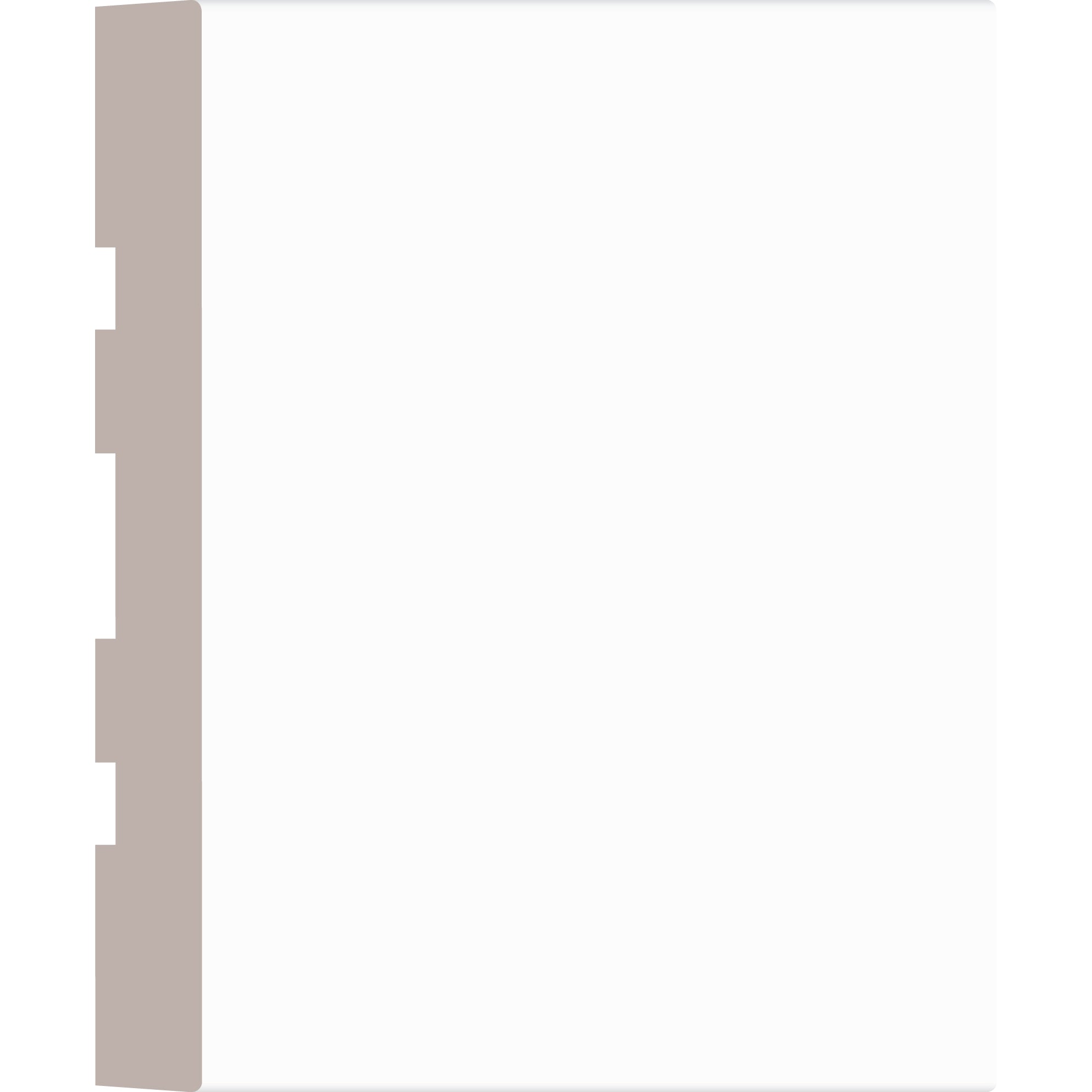 11/16"x6-5/8"x7' Finger Jointed Primed Pine Beveled Door Jamb