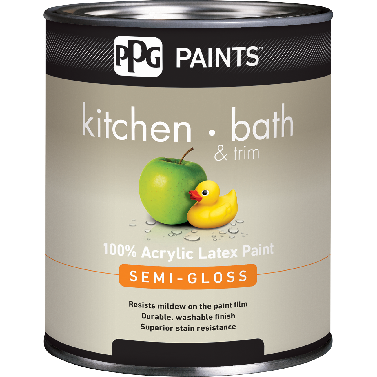 Interior Latex Paint White/Pastel Semi-Glass 946ML