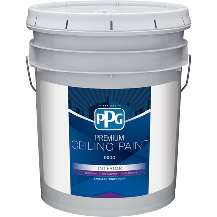PPG INTERIOR LATEX FLAT CEILING PAINT  3.78L