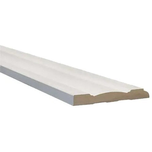 5/8" x 5-1/4"  Ultra Light Medium Density Fibreboard Primed Oval base, Baseboard Moulding, by Linear Foot