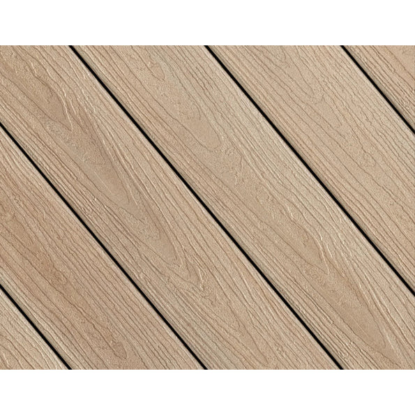 1" x 6" x 20' Fiberon Concordia Square Decking, Prairie Wheat
