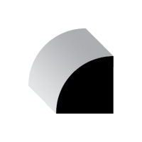 1/2"x1/2"x8' Pine Quarter Round