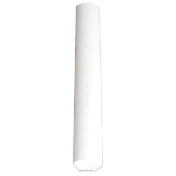 5/8" x 5/8" x 8' White PVC Quarter Round Moulding