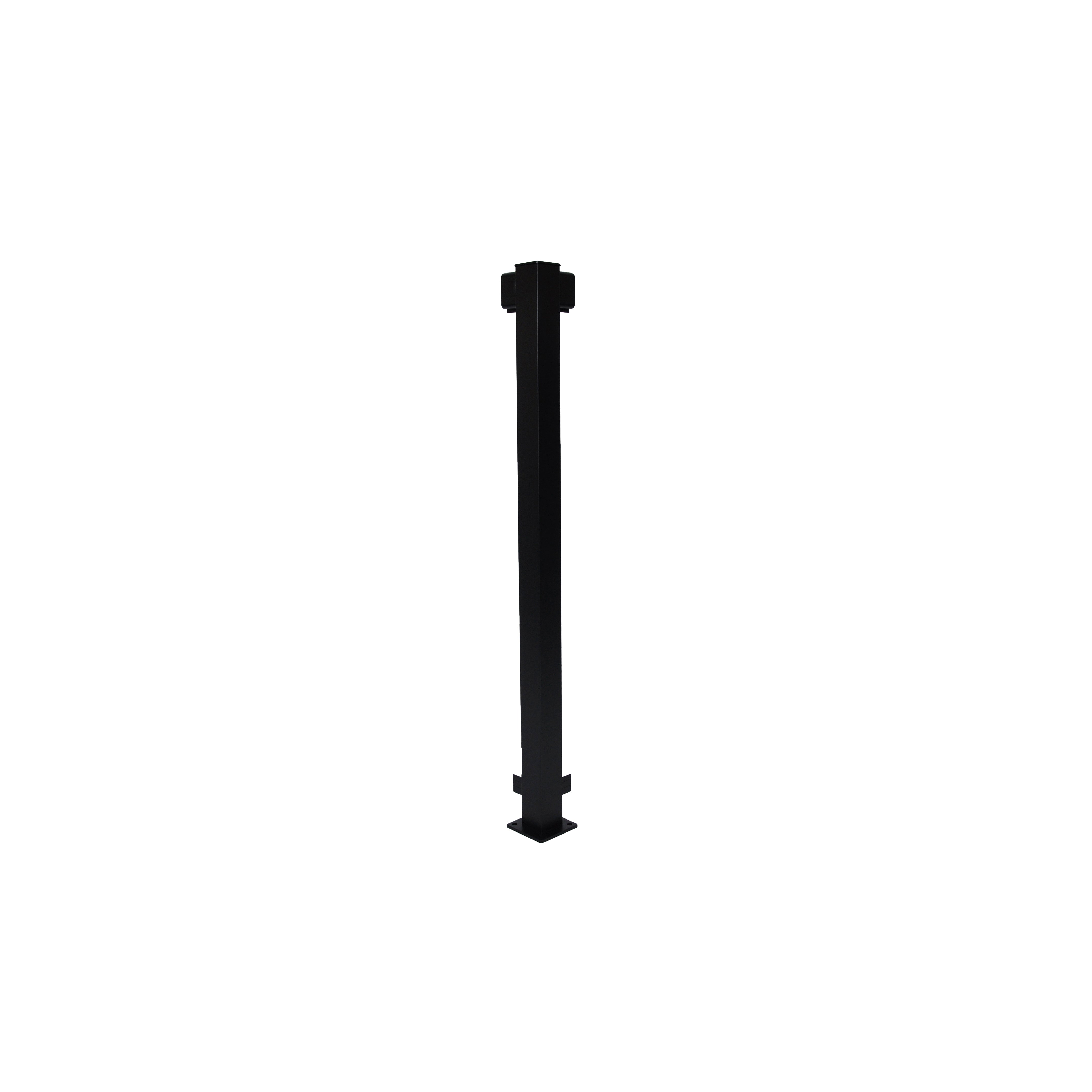 Corner Post, Textured Black (For 42" Height)