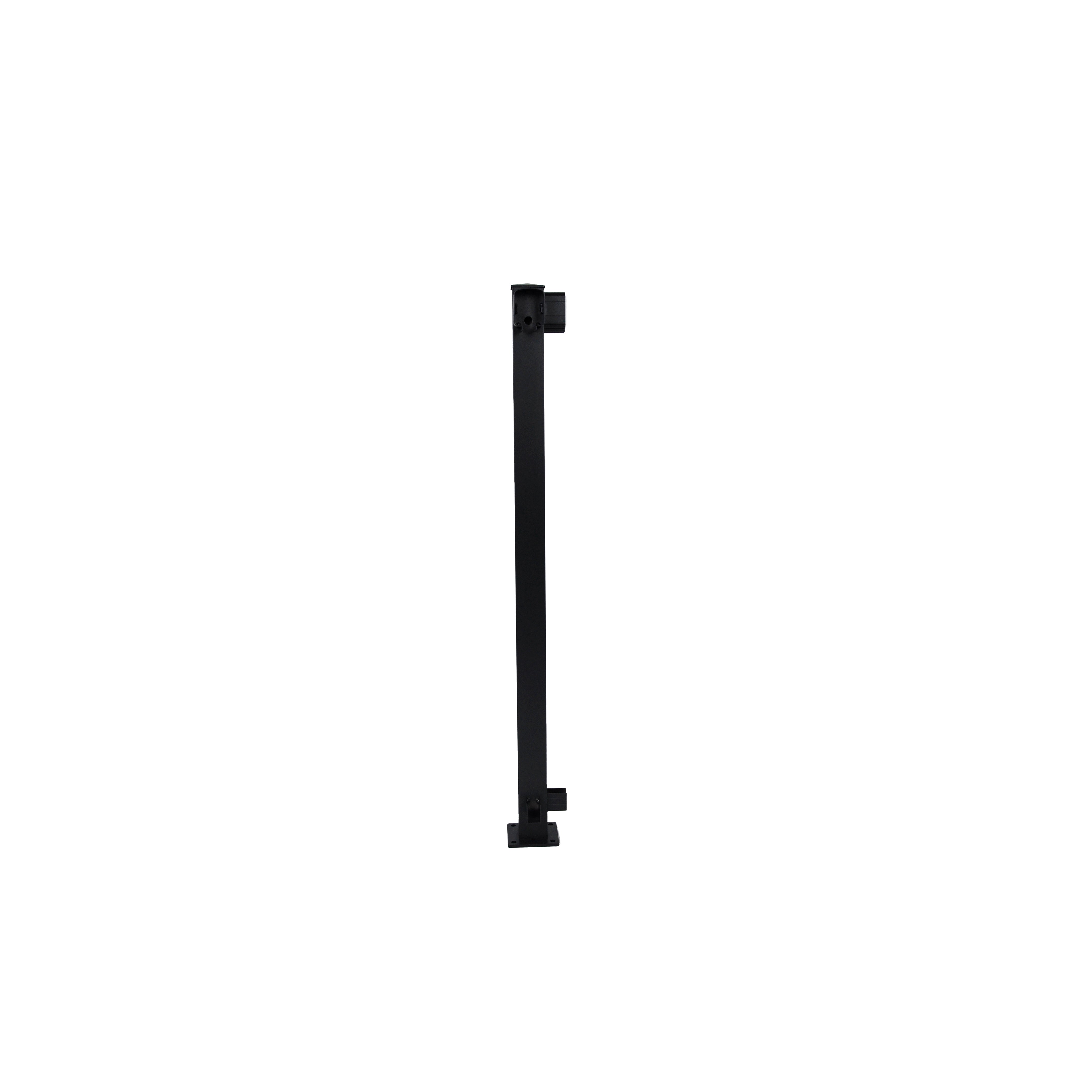Corner Post, Textured Black (For 42" Height)