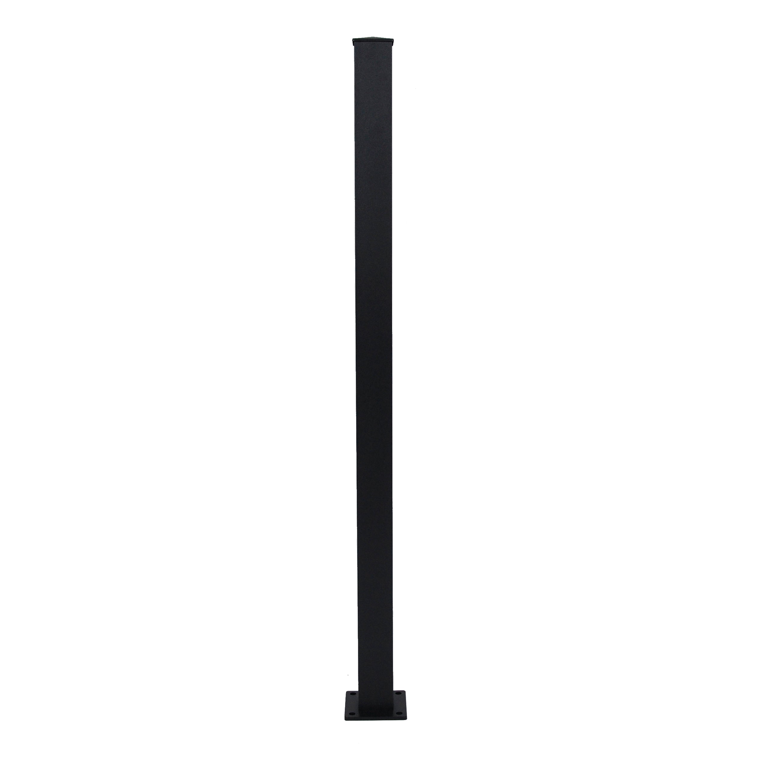 End Post, Textured Black (For 42" Height)
