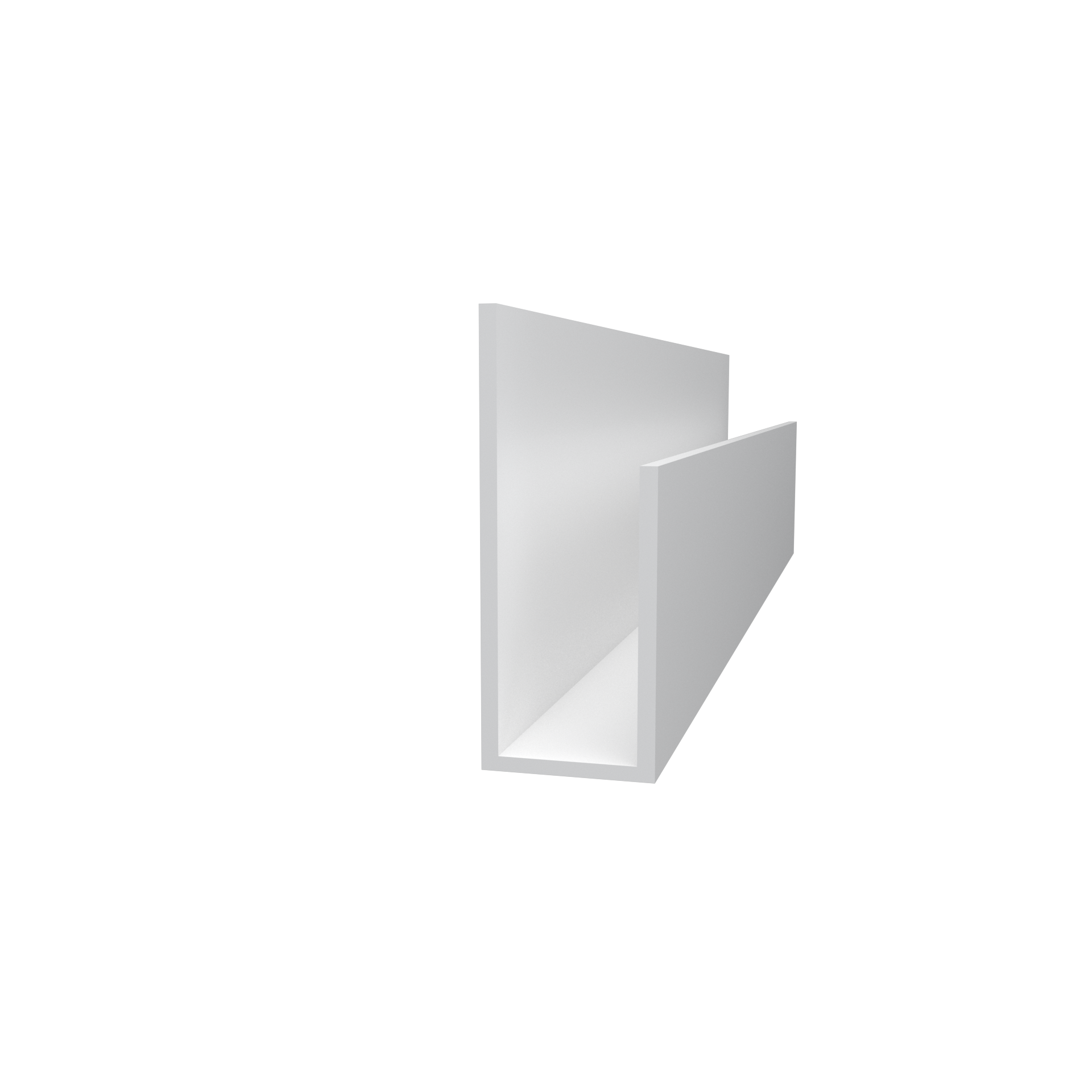 3/4"x1-3/8"x10’ Trusscore PVC J Trim, White