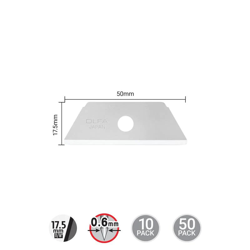 Round Tip Replacement Blades for SK-4, SK-6 & SK-9 Safety Knives