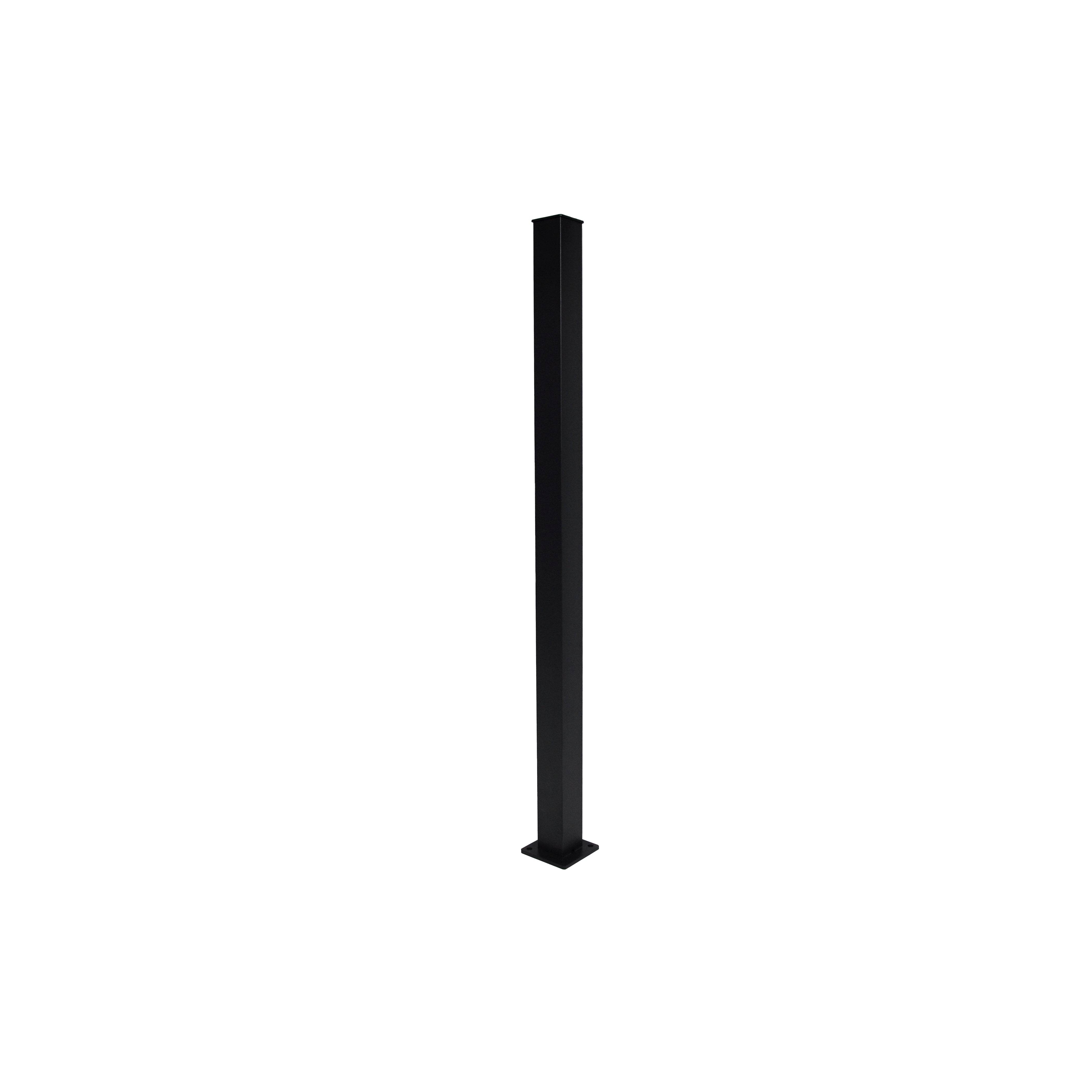 Stair Post, Textured Black (For 42" Height)