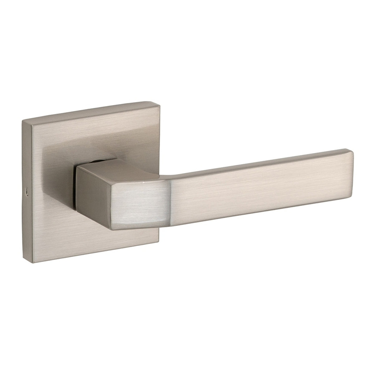 Ramp Up Passage Lever, Satin Nickel