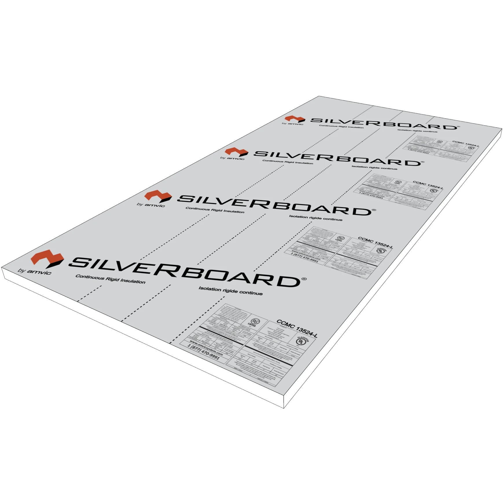 SILVERBOARD 2" x 4' x 8' R10 SB-35 Foam Insulation