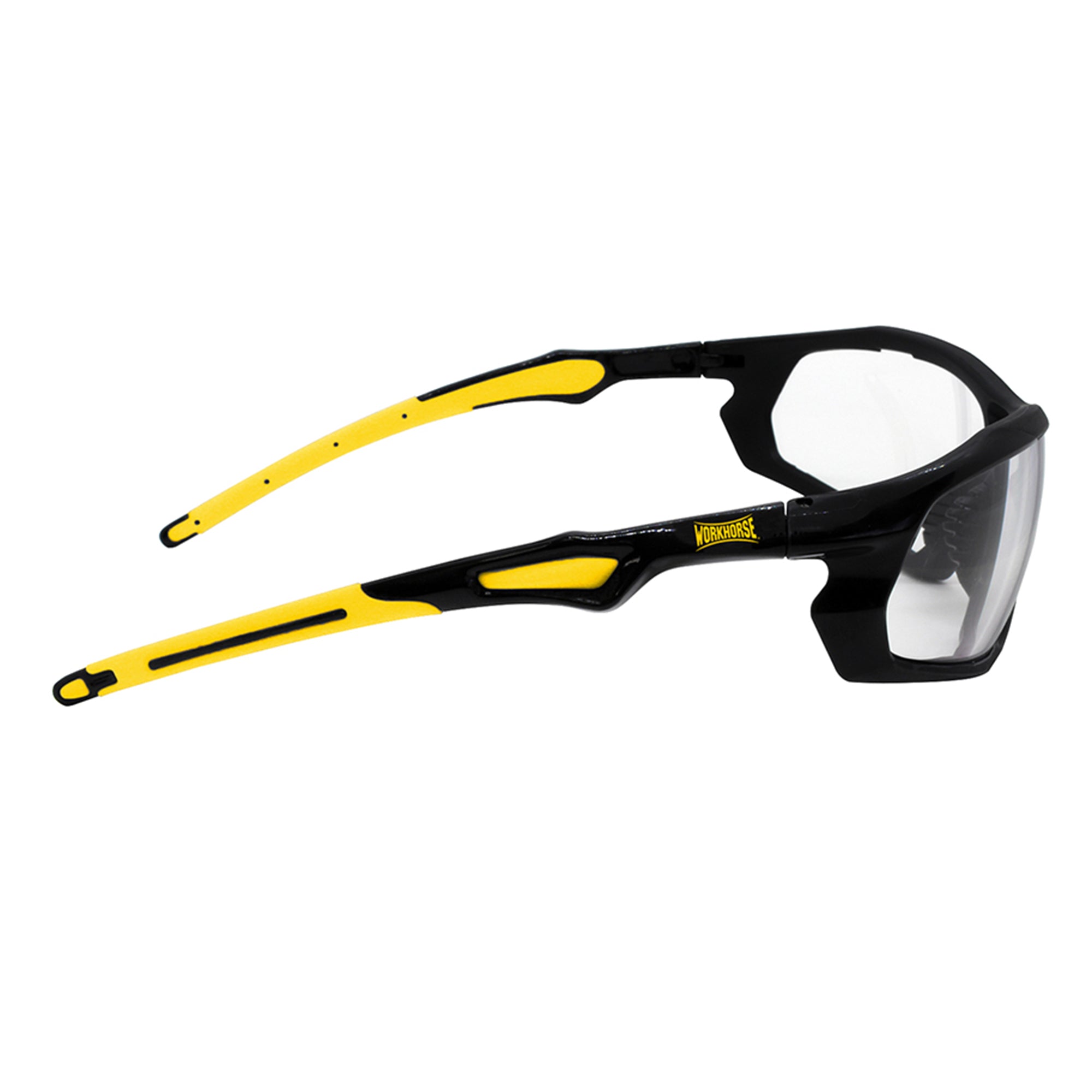 Ballistic Eyewear With Light Weight Nylon Frame, Clear