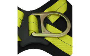 WORKHORSE® Padded Full Body Harness, Yellow, Blue and Black, 1/Each