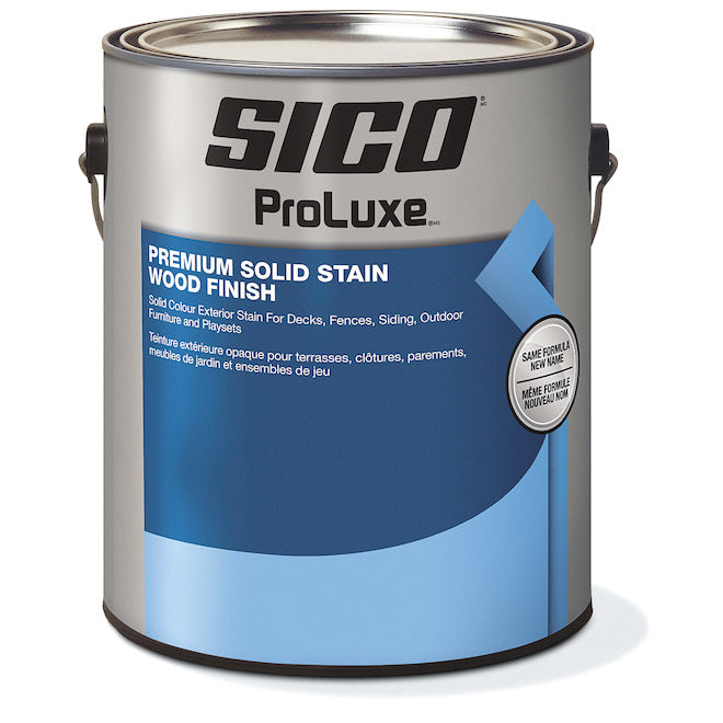 SICO® PROLUXE® PREMIUM SOLID STAIN WOOD FINISH LIGHT BASE 3.78L