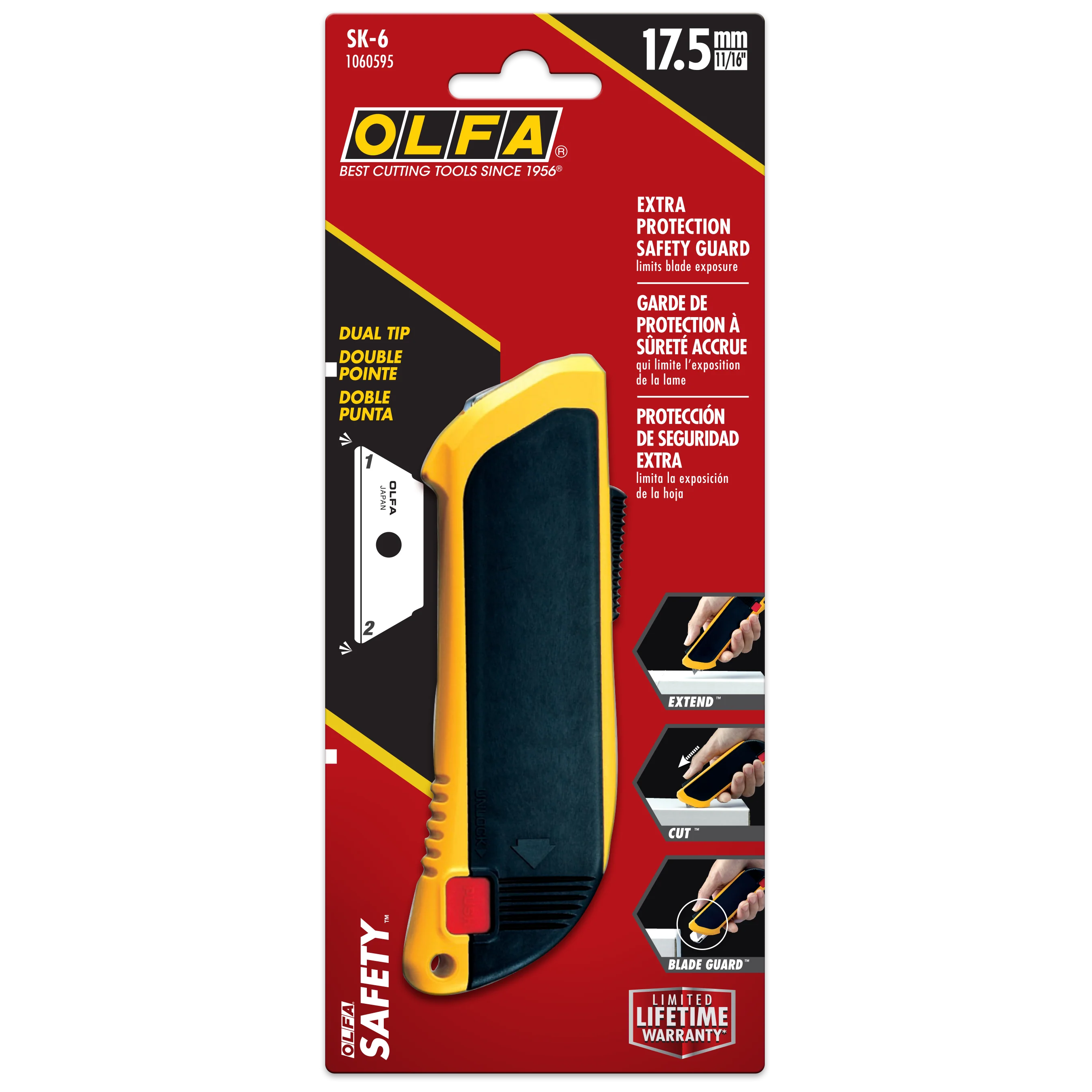 Fully-Automatic Safety Knife with Blade Guard