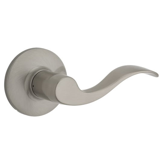 Layton Lever Corner Latch - Passage, Satin Nickel