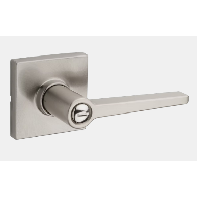 Daylon Lever (Square) -
Bed/Bath - Safelock SATIN NICKEL