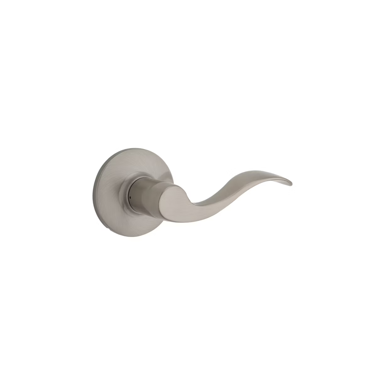 Layton Lever Inactive/Dummy Right Handed- Safelock Satin Nickel