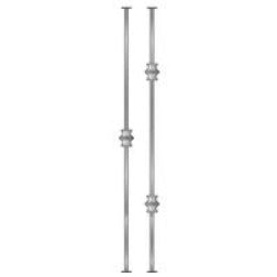 1/2" x 1/2" x 38" Knuckle Wrought Iron Hallway Baluster