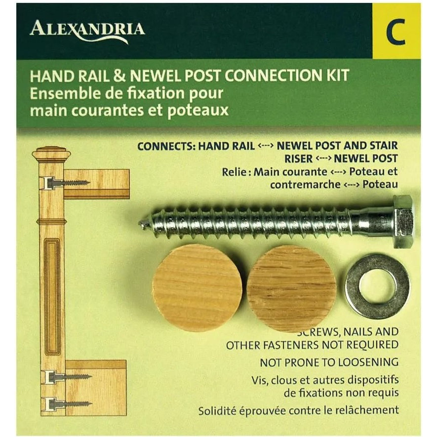 Handrail And Newel Fastener Kit