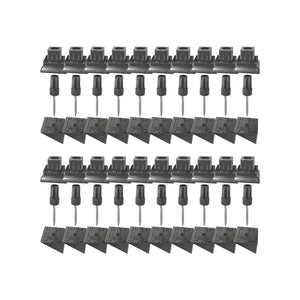 Surface Mount Square Stair Rail Connectors (20 Pack)