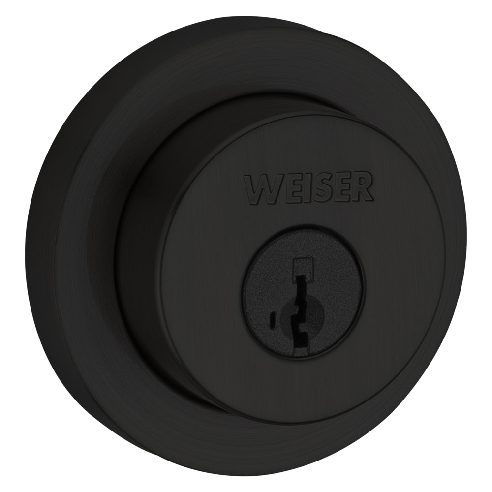 Metropolitan Boutique Round Deadbolt, Matte Black