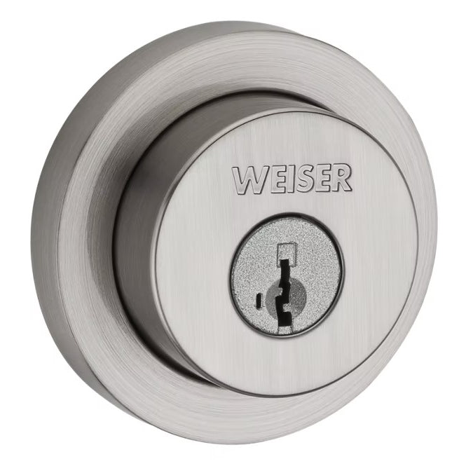 Metropolitan Boutique Round Deadbolt, Satin Nickel