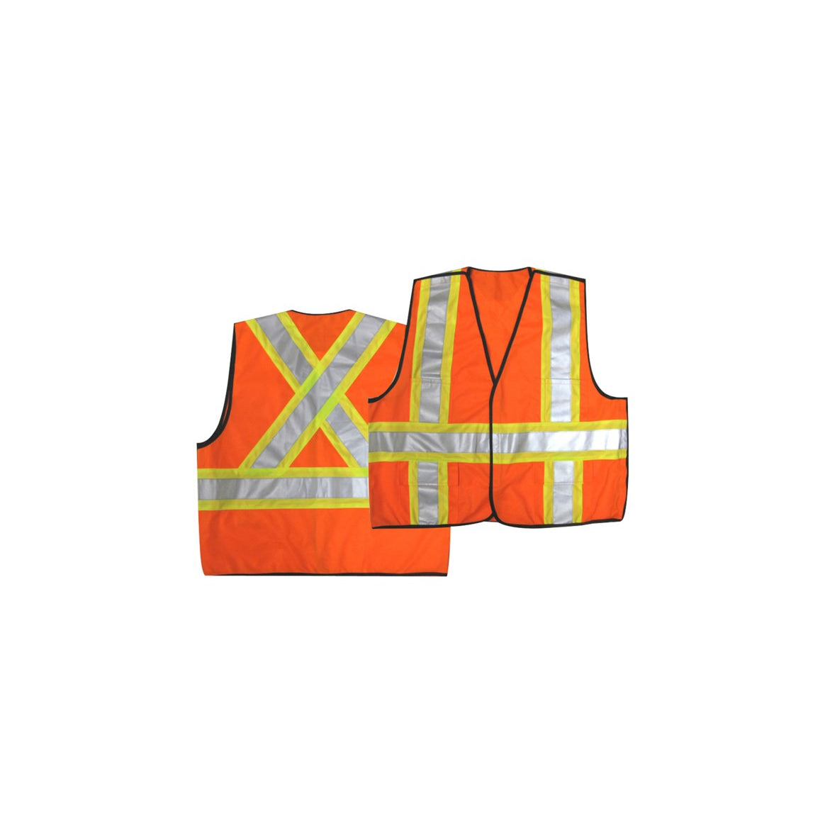 Hi Viz Orange 5 Point Tear Away Traffic Vest