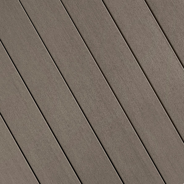 1" x 6" x 12' Fiberon Promenade Grooved Decking, Shaded Cay