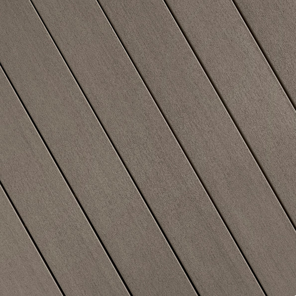 FIBERON PROMENADE GROOVED DECKING SHADED CAY  1 in x 6 in x 20 ft