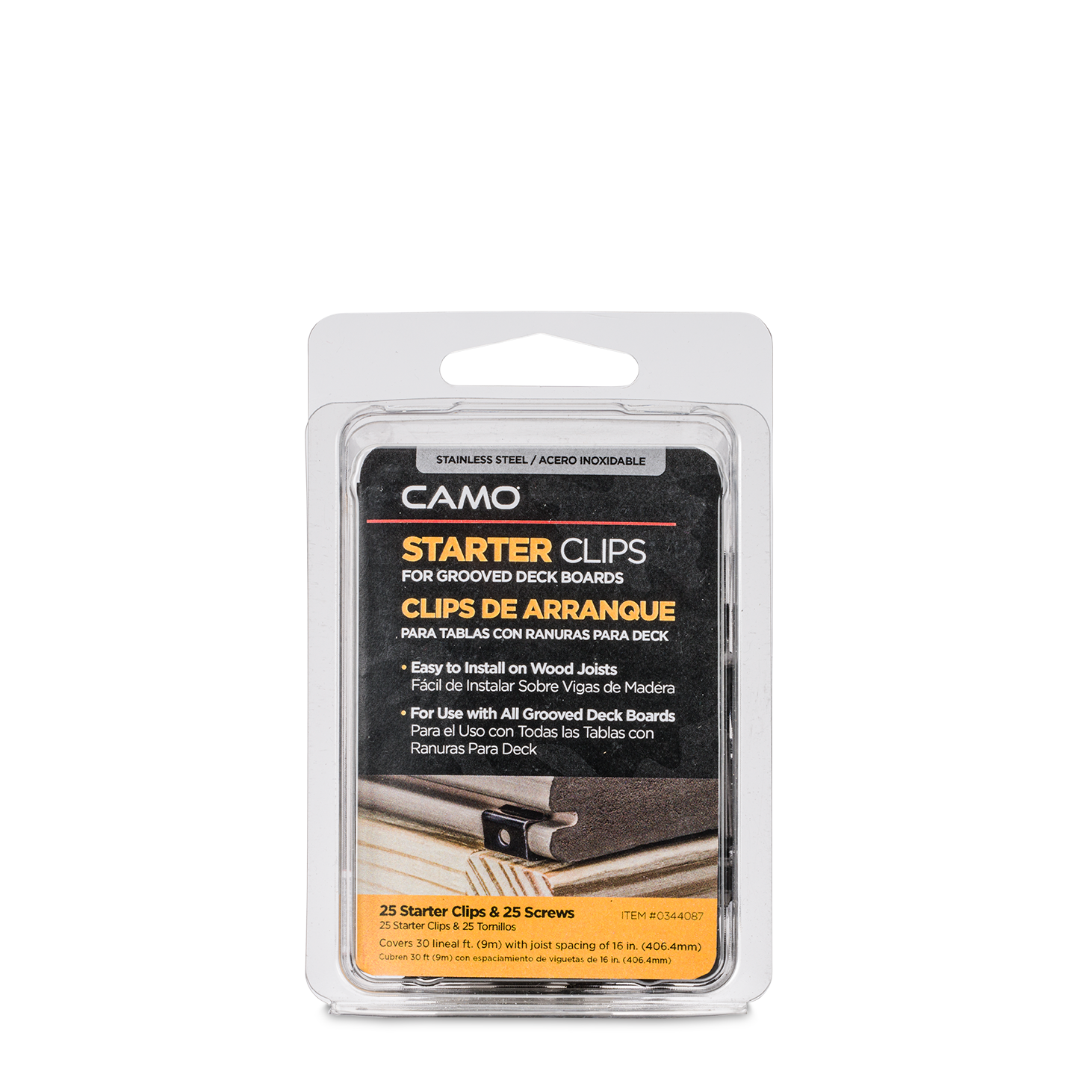 Camo Starter/End 25C Clips (30LF)
