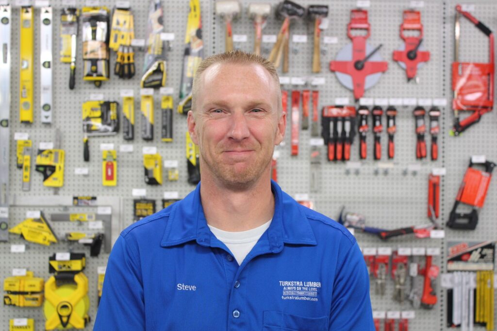 A close-up of Turkstra Hamilton's Manager, Steve.