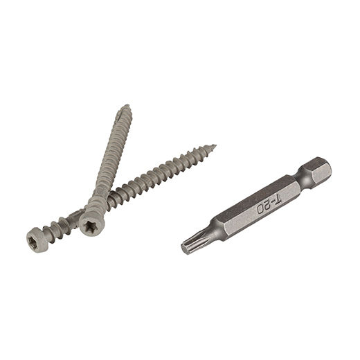 2-1/2" TOPLoc Screw for Timbertech Composite, Gray (100SQFT)