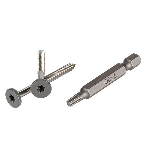 1-3/4" TOPLoc Screw for Timbertech Fascia, Dark Gray (80LF)