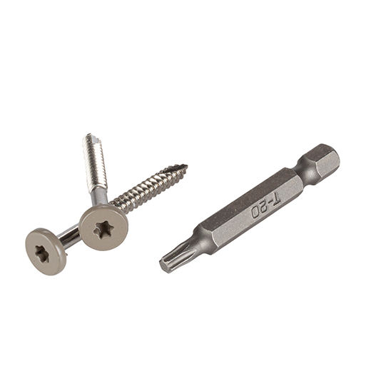 1-3/4" TOPLoc Screw for TImbertech Fascia, Gray (80LF)