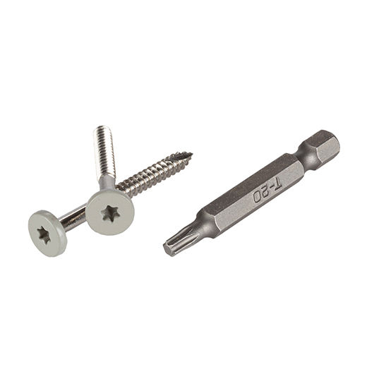 1-3/4" TOPLoc Screw for Timbertech Fascia, Light Gray (80LF)