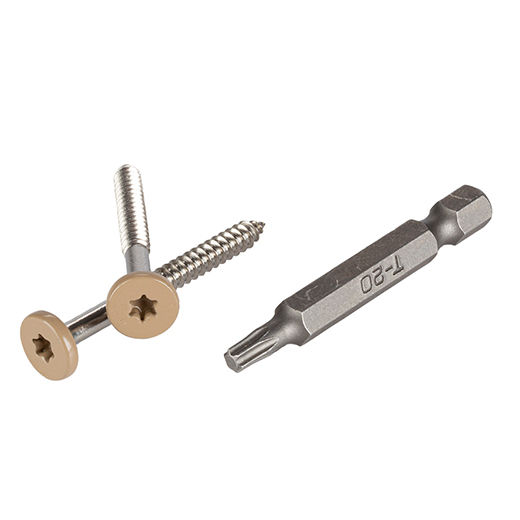 1-3/4" TOPLoc Screw for TImbertech Fascia, Sand (80LF)