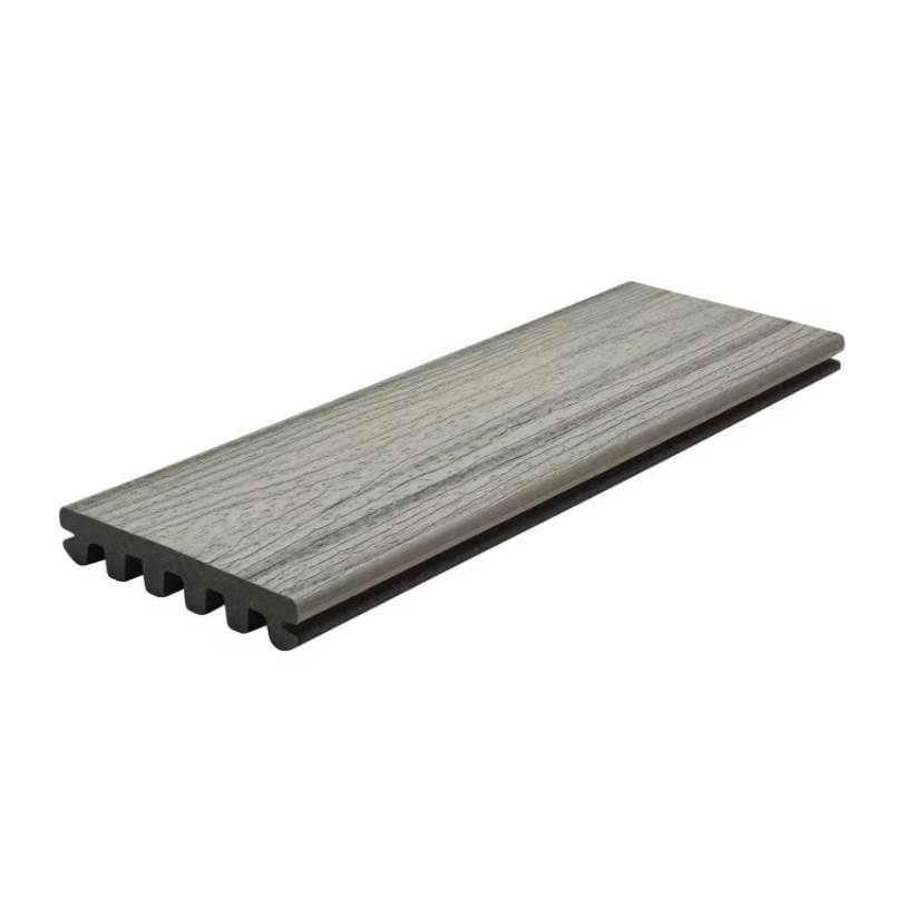 1" x 6" x 16' Trex Enhance Naturals Grooved Decking, Foggy Wharf