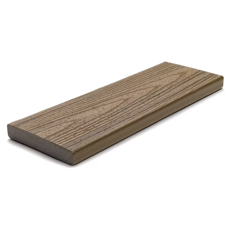 1" x 6" x 16' Trex Transcend Square Edge Decking,  Havana Gold
