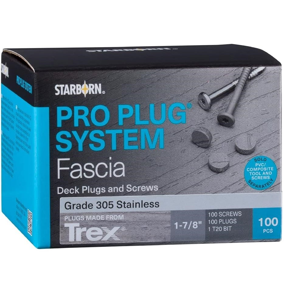 Trex Pro-Plug Fascia System, Rope Swing (100 Pieces)