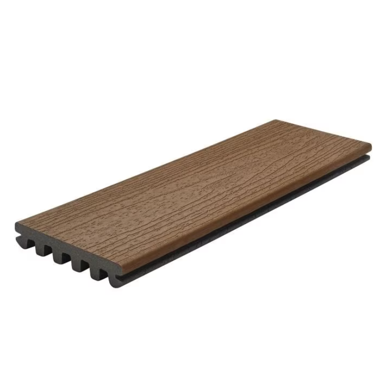 1" x 6" x 16' Trex Enhance Grooved Decking, Saddle